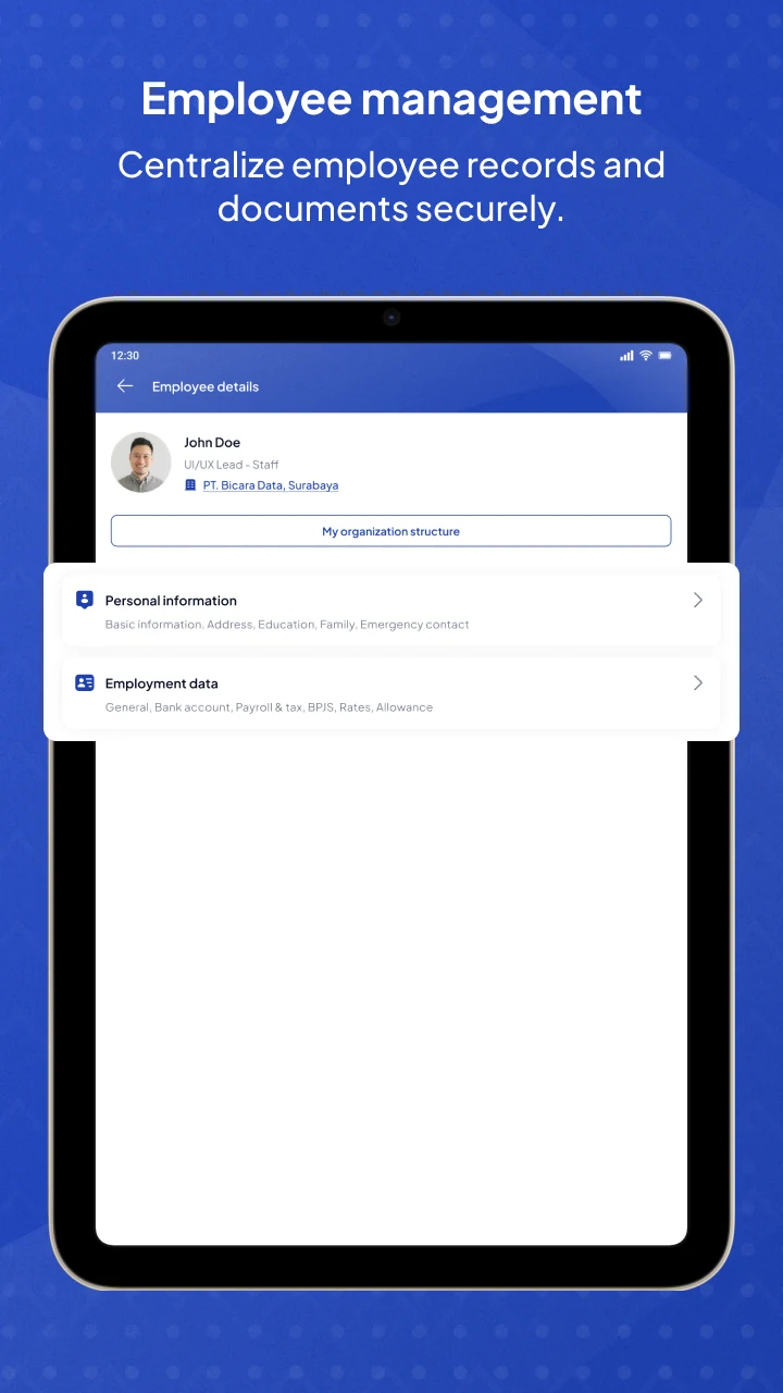 MyID apps screenshot