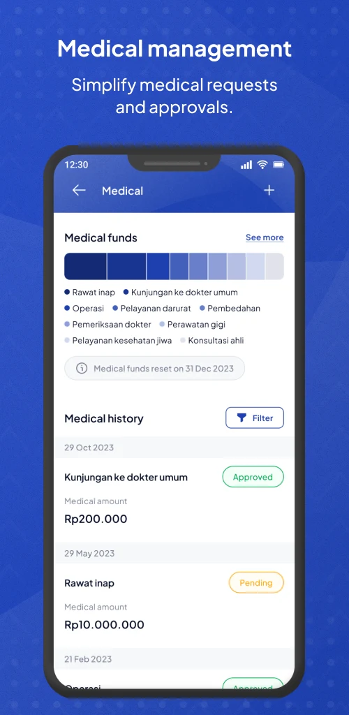 MyID apps screenshot