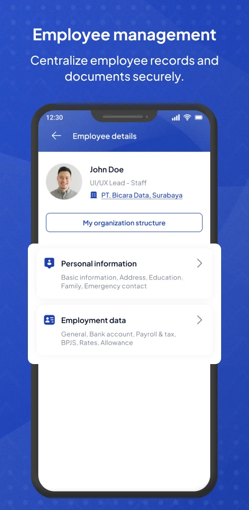 MyID apps screenshot